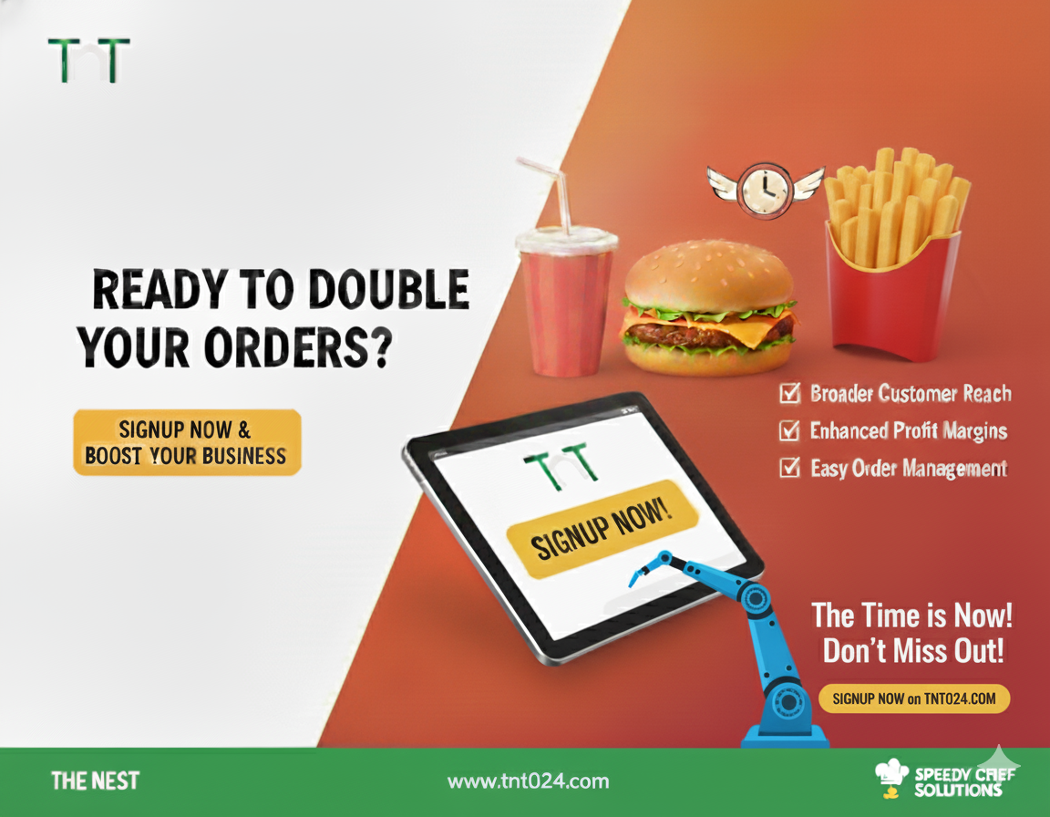 Ready to Double Your Daily Orders? Join The Nest Today!   اپنے روزانہ کے آرڈرز کو دُگنا کرنے کے لیے تیار ہیں؟