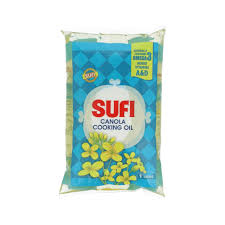 Sufi Canola Cooking oil 1Ltr Pouch
