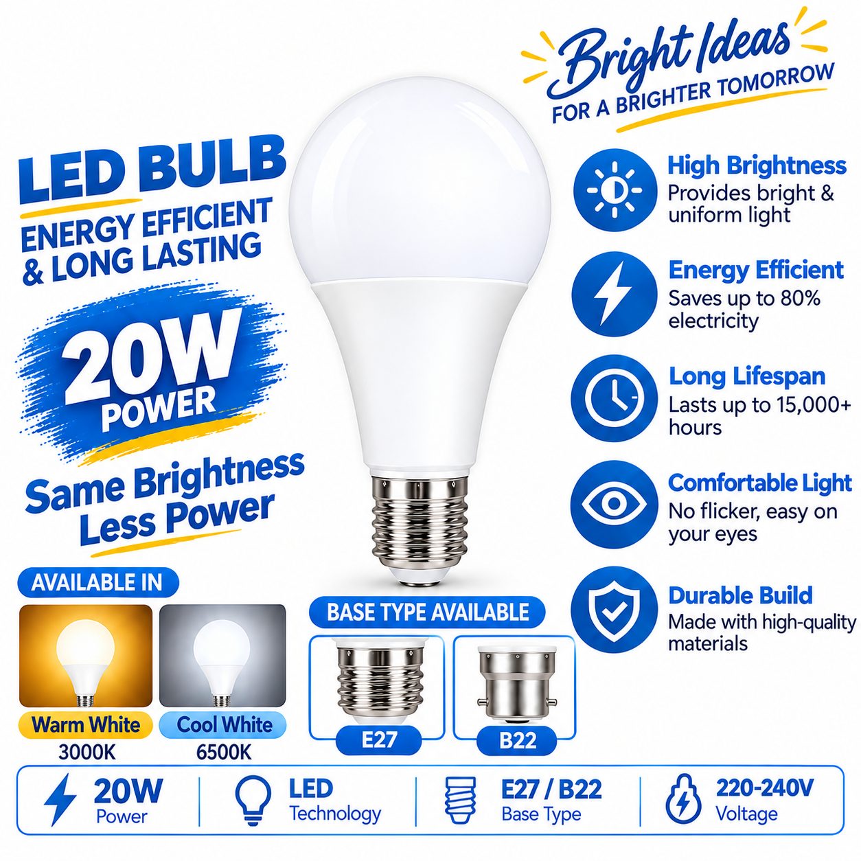 LED Bulb 20W - photo 2