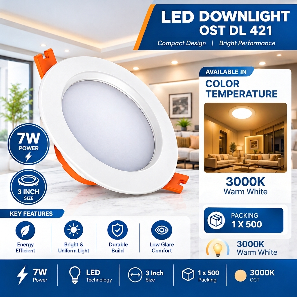 3 Inch SMD LED Downlight 7W - photo 3