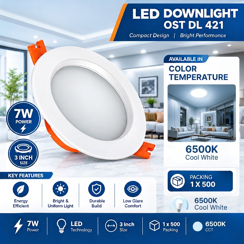 3 Inch SMD LED Downlight 7W - photo 5