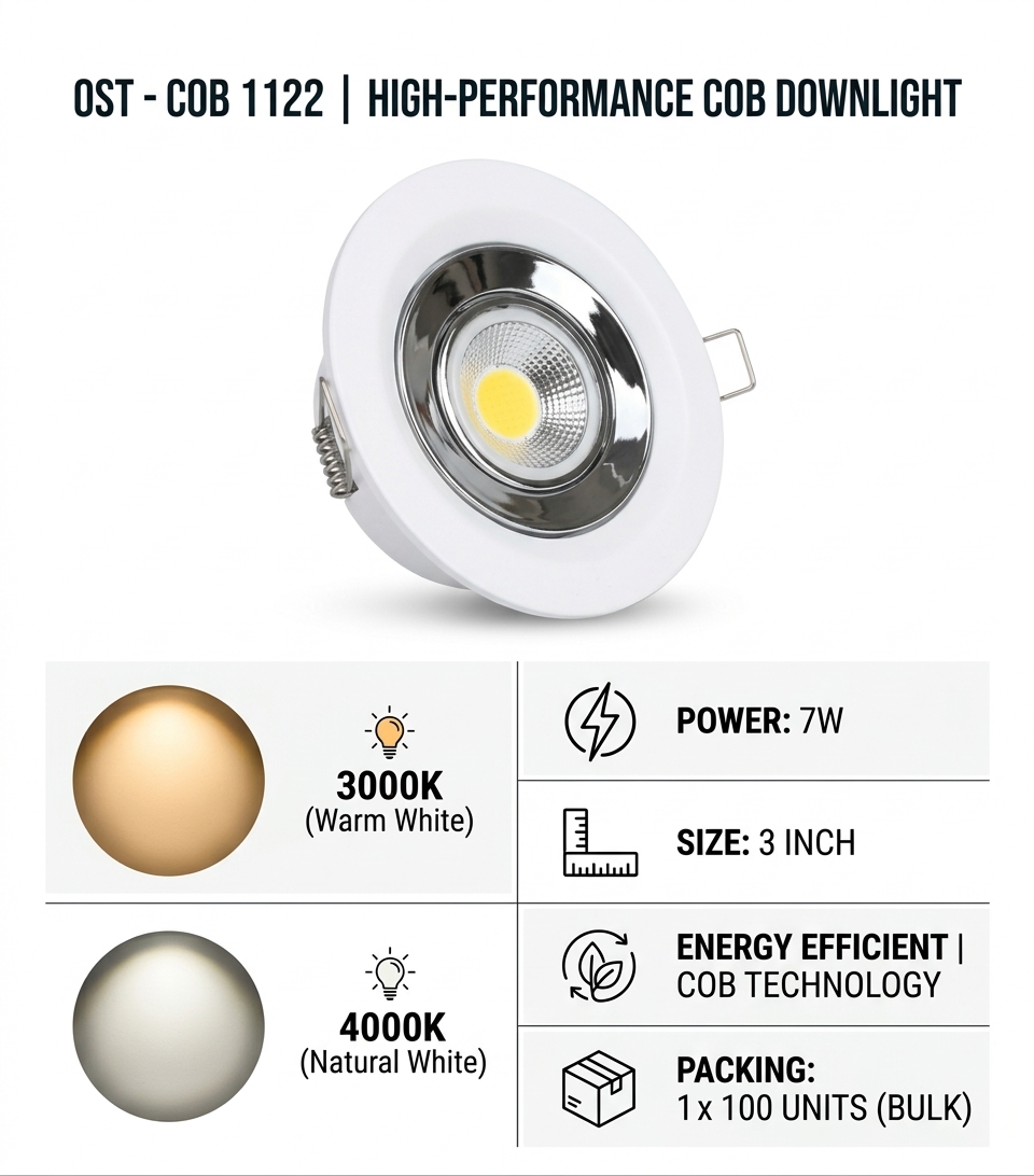 COB LED Downlight 7W - photo 2