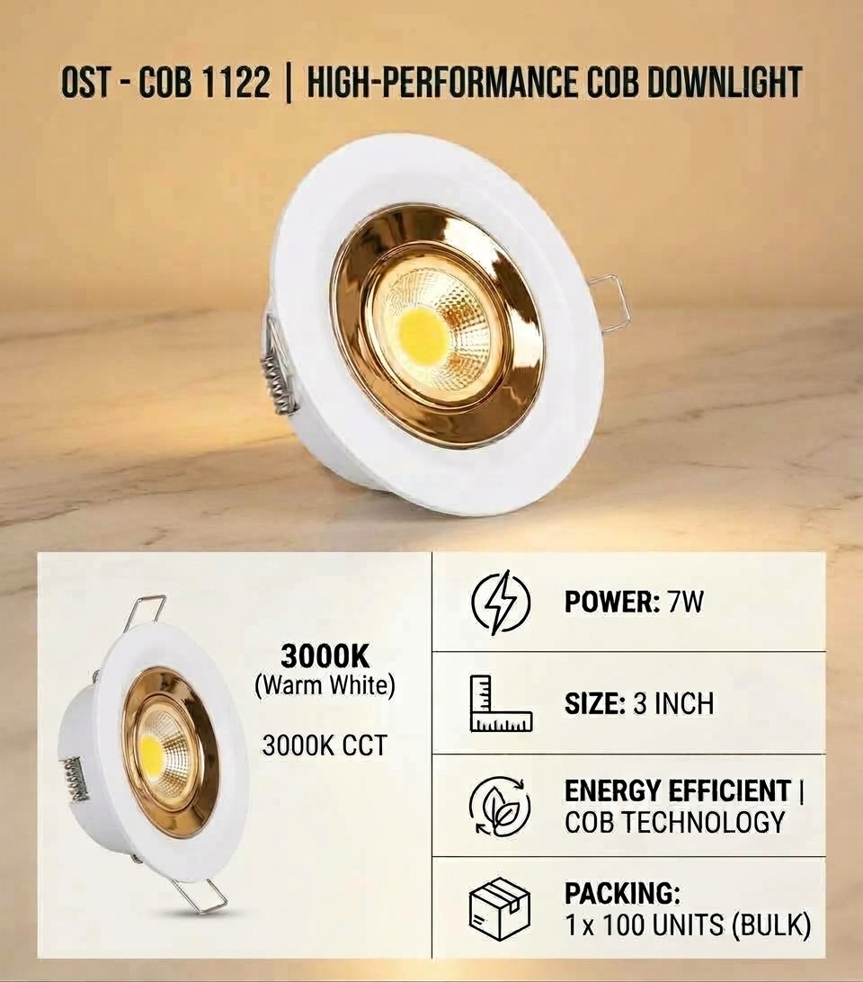 COB LED Downlight 7W - photo 3