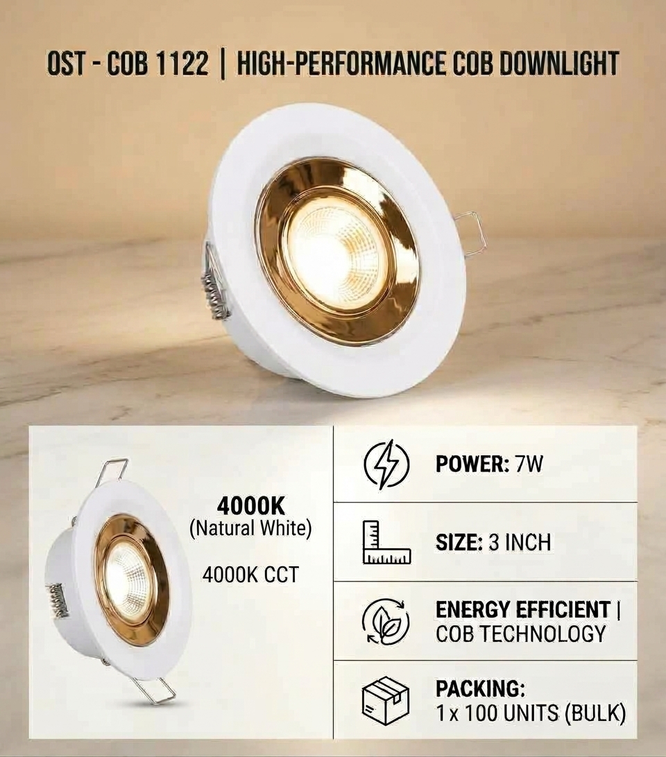 COB LED Downlight 7W - photo 4