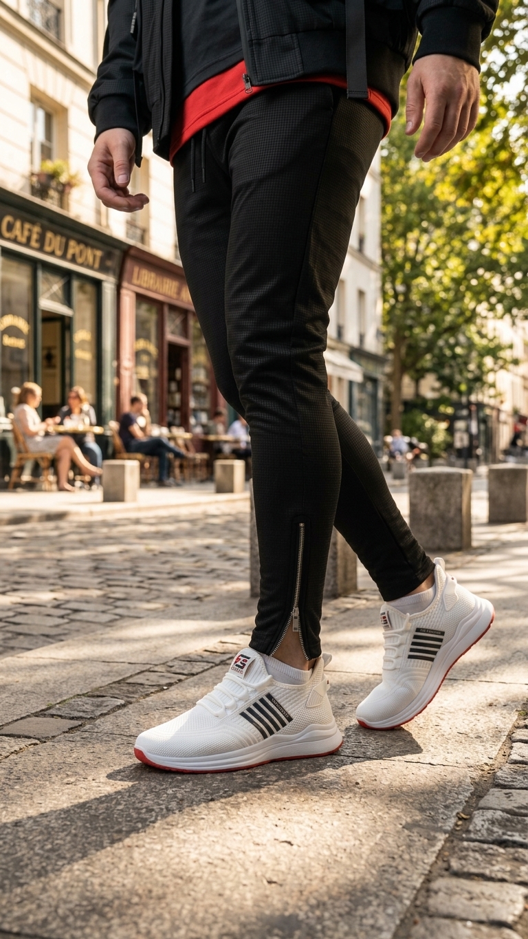 Fashion Street wear Tech Sneakers - Breathable Athletic Jogging & Walking Shoes - photo 2