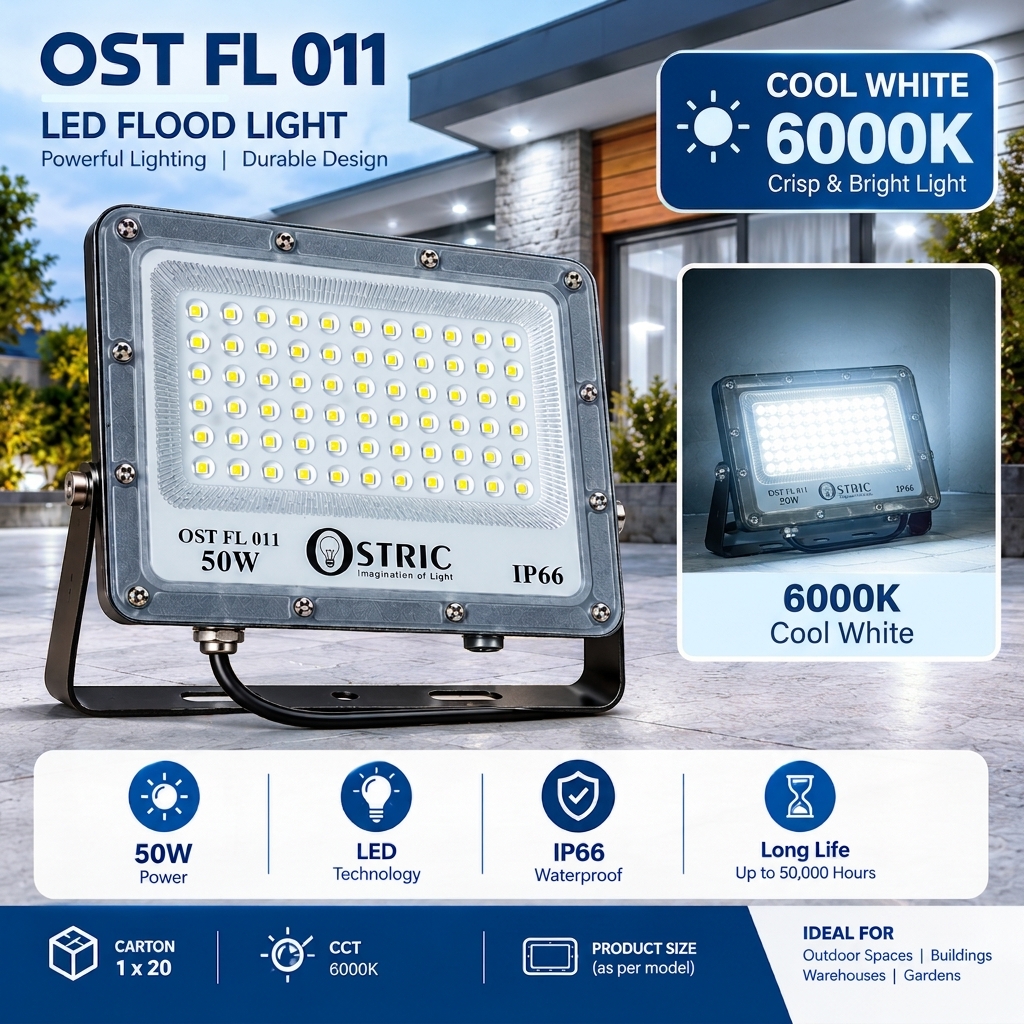 50W LED Flood Light – OST FL 011  Copy product name - photo 4